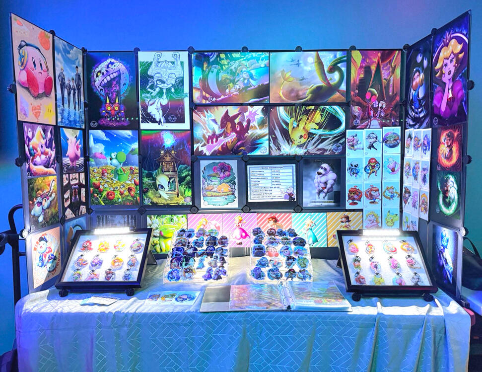 Booth Configuration 2 - Fit for Dark Lighting